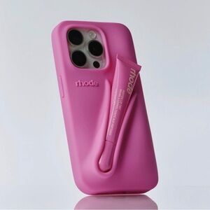 RHODE iPhone📱 14 pro “shortcake” Pink Silicone Phone Case with box!